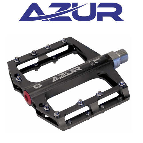 Azur Clutch Bicycle Platform Pedals  - Black