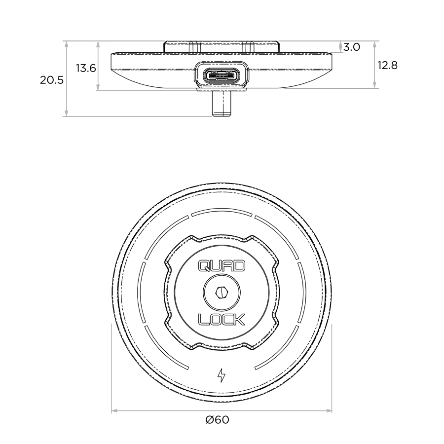 Quad Lock 360 Head - MAG Head