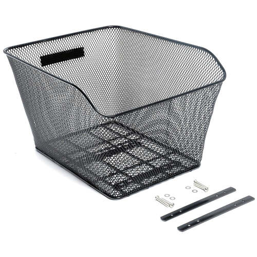 Wire top mount bicycle basket