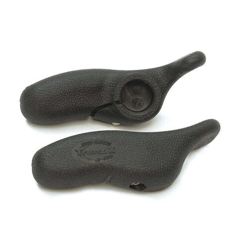 TRANZ X Ergonomic Bar End Set - Black