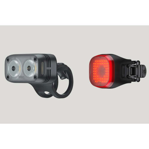 Knog - Blinder Road 400 + Blinder Mini Square - Twinpack