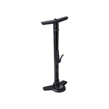 BBB Cycling BFP-28 Floor Pump AirBoost 3-inch Gauge DualHead 3.0 Black