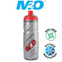 M2O Pilot Insulate Water Bottle - 620ml - Smoke/Red