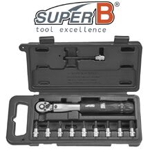 SuperB - 1/4" Drive Torque Wrench 4-24 Nm