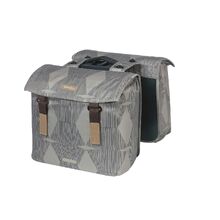 Basil elegance Double Pannier bag MIK 40-49L - Chateau Taupe