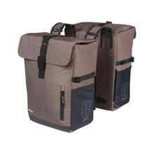 Basil Move Double Bicycle Pannier Bag 30L - Brown