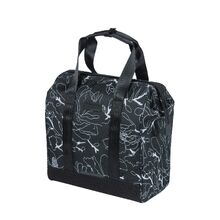 Basil Grand Flower Bicycle Shopper 23L - Black