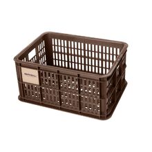 Basil Bicycle Crate Recycled 17.5L - Brown