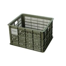 Basil Bicycle Crate Recycled 29.5L - Moss Green