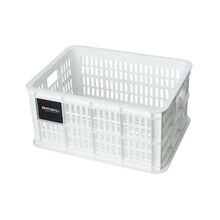 Basil Bicycle Crate 17.5L - White