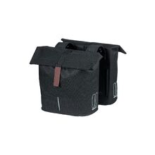 Basil City Double Pannier Bag 28-32L - Black