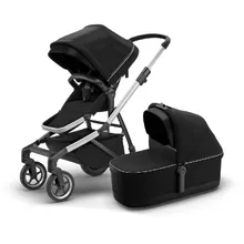 Thule Sleek Stroller with Bassinet Midnight Black 100007AU