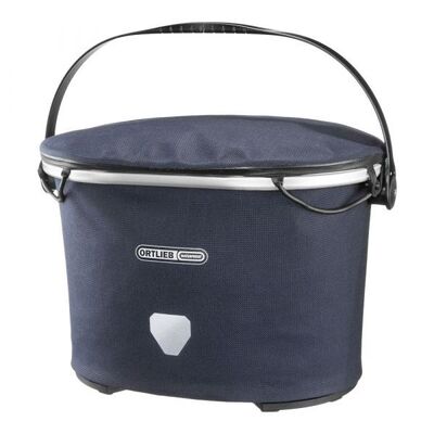 Ortlieb Up-Town Urban Basket - Ink - F79902 Inc. E225 Mount
